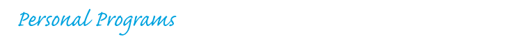 Pesronal Programs
